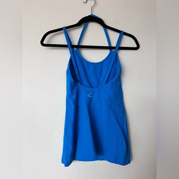 Beyond Yoga Blue Halter Tank Top - Picture 2 of 4